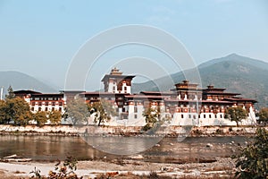 The iconic Punakha Dzong of Bhutan photo