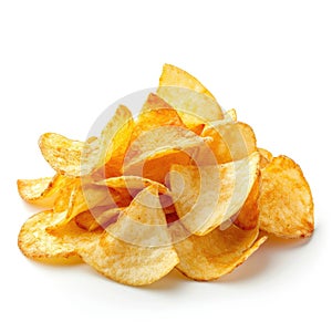 Iconic snack, global favorite, white background, Ai Generated