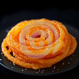 Iconic sweetness Indian Jalebi, a treat with a unique spiral