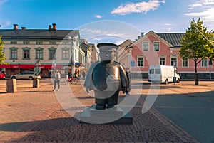 The Iconic Toripollisi sculpture in Oulu Finland