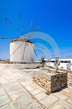 Iconic traditional Ios island, Cyclades, Greece.