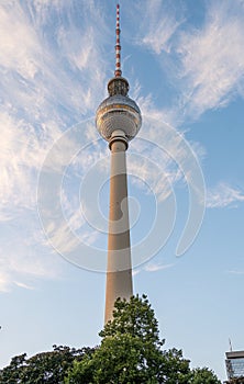 The iconic TV Tower of Berlin