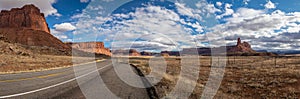 Iconic Utah Buttes and Mesas Panorama