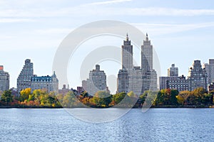 Iconic views of the Upper West Side by the Central Park Reservoir