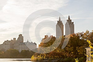 Iconic views of the Upper West Side by the Central Park Reservoir