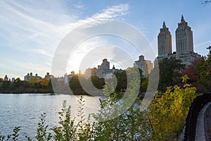 Iconic views of the Upper West Side by the Central Park Reservoir