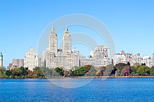 Iconic views of the Upper West Side by the Central Park Reservoir