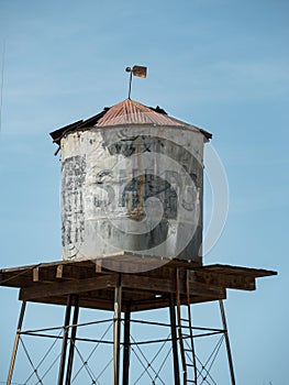 Iconic water tower, Chloride, Arizona