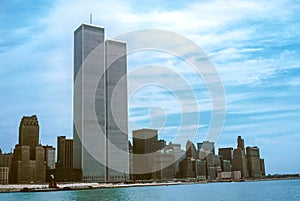 New York Twin Towers photo