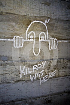 Iconic World War II Grafitti