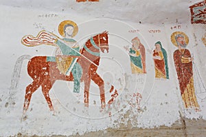 Iconographic scenes in Daniel Korkor church