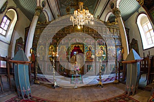 The iconostasis of the Church of St. Nicholas in Zheravna