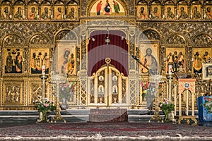 Iconostasis in Melkite cathedral
