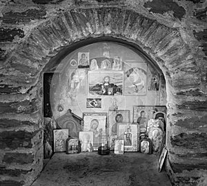 Iconostasis outside of Eastern Orthodox Church