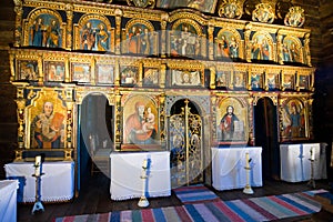 Iconostasis in slovak orthodox church