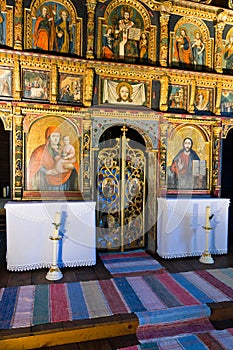 Iconostasis in slovak orthodox church
