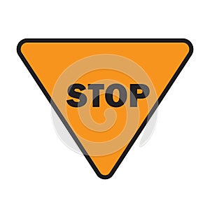 STOP - Safety caution mark