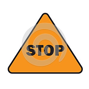 STOP - Safety caution mark
