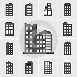 Icons Building vector