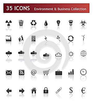 Icons - Business and Environment