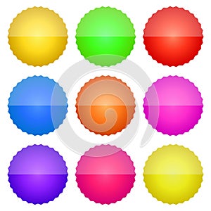 Icons button vectors eps colors