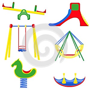 Icons children teeter vector illustration photo