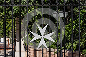 Icons of Hospitaller hospital in the Muristan of old city of Jerusalem, Holy place  , the first hospital of the Knights