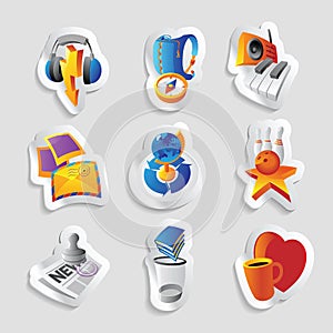 Icons for leisure