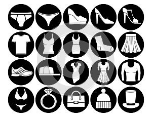 Icons logo universal set for web and mobile