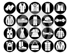 Icons logo universal set for web and mobile