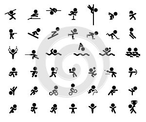 Icons of olympic games