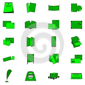 Icons printing items