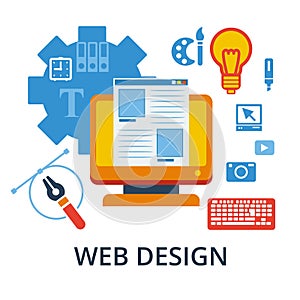 Icons for responsive web design and graphic design.