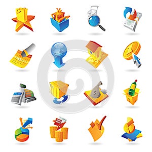 Icons for retail commerce