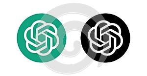 ChatGPT icon vector illustration, OpenAI logo, ChatGPT logo vector, ChatGPT Icon Clip art.