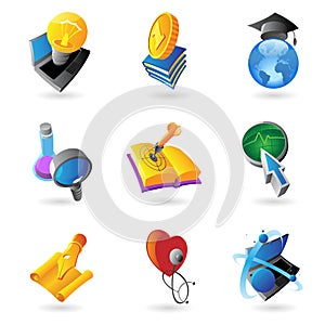 Icons for science and education