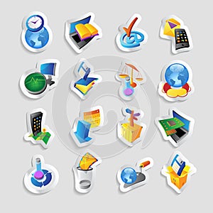 Icons for technology and interface