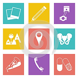 Icons for Web Design set 23