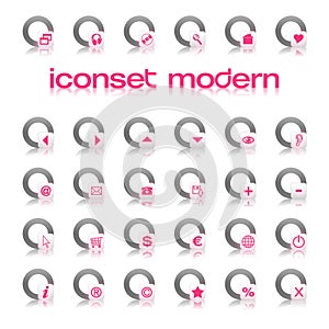 Iconset Modern Magenta