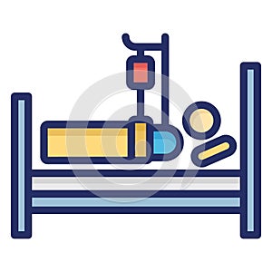 Icu Isolated Vector Icon that can be easily modified or edit