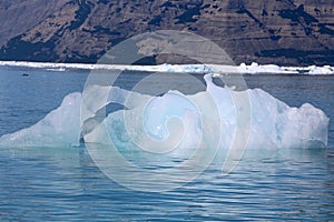 Alaska, iceberg in Icy Bay of the Wrangell-Saint-Elias Wilderness