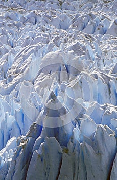 Icy formations of Perito Moreno Glacier at Canal de Tempanos in Parque Nacional Las Glaciares near El Calafate, Patagonia photo