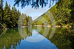 Icy Lake in Skagway, Alaska