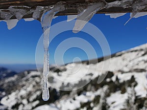 Icy shapes in Sierra Nevada photo