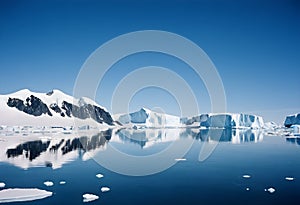 Icy Splendor: Captivating Views of Antarctica's Charcot Harbor and Mountainous Terrain