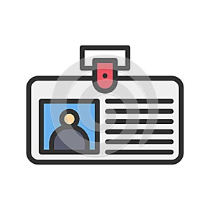 ID Card Icon Image.