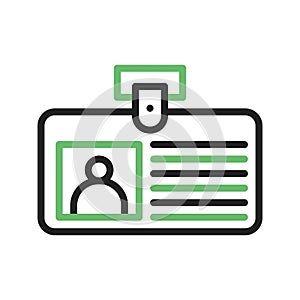 ID Card Icon Image.
