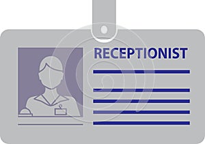 ID card for Receptionists