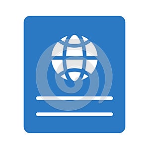 Id glyph colour vector icon