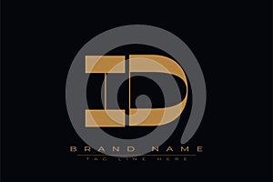 ID initial letter logo design